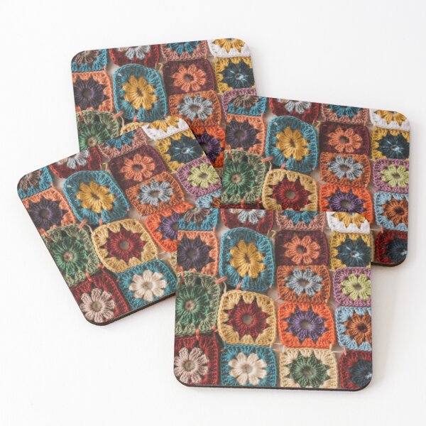 Item preview, Colorful Crochet Pattern Patchwork - Retro Knitting designed and sold by design-rebell.