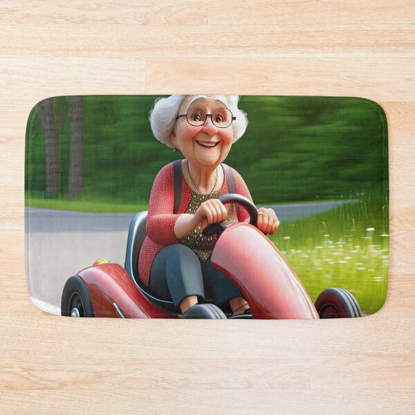 Item preview, Old Woman riding a go-cart designed and sold by Colin Bentham.