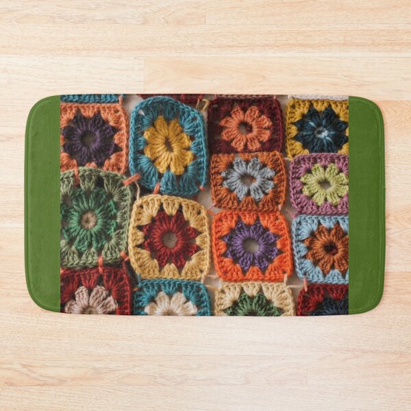 Item preview, Colorful Crochet Pattern Patchwork - Retro Knitting designed and sold by design-rebell.