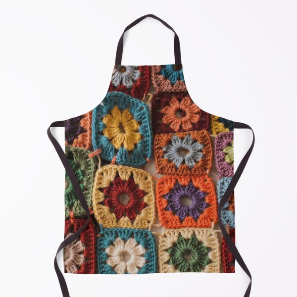 Item preview, Colorful Crochet Pattern Patchwork - Retro Knitting designed and sold by design-rebell.
