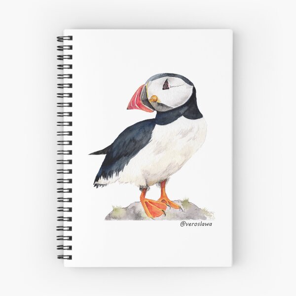 Item preview, puffin watercolor designed and sold by veroslawa.