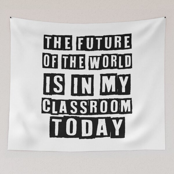 Item preview, The Future Of The World Is In My Classroom Today - Unisex T-Shirt - Back to School - Teacher T-shirt - Mens - Womens designed and sold by Noussairox.