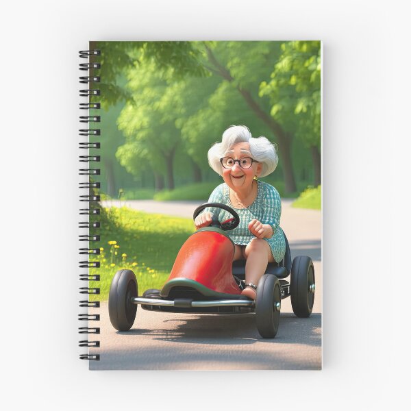 Item preview, Old Woman riding a go-cart designed and sold by Colin Bentham.