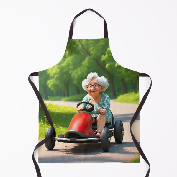 Item preview, Old Woman riding a go-cart designed and sold by Colin Bentham.