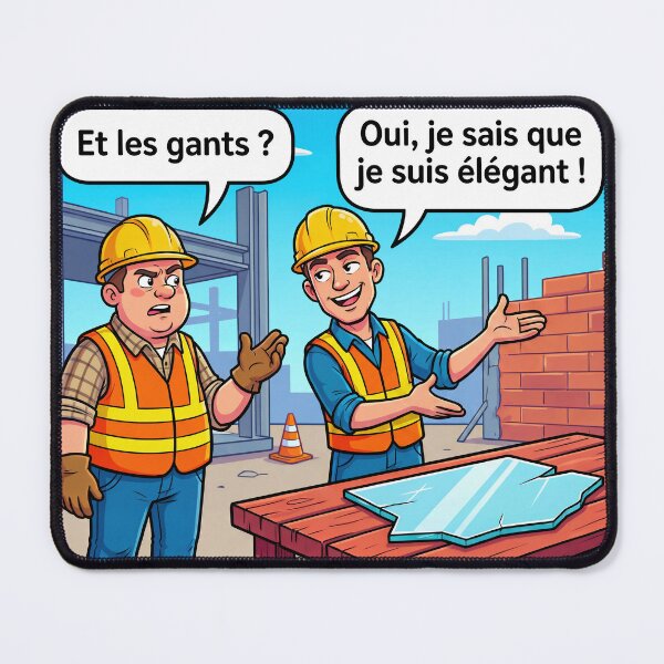 Item preview, Elegance in PPE – Humor and Workplace Safety 2 designed and sold by WordPlayStudio.