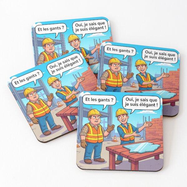 Aperçu de l'œuvre L’Élégance en EPI – Humour Sécurité au Travail 2 créée et vendue par WordPlayStudio.