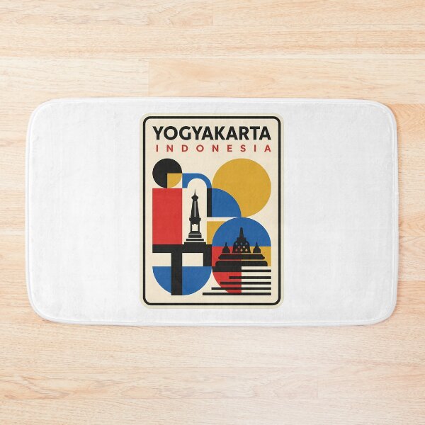 Item preview, Retro Yogyakarta Indonesia Geometric Travel Landmark Style designed and sold by k3rstman1.