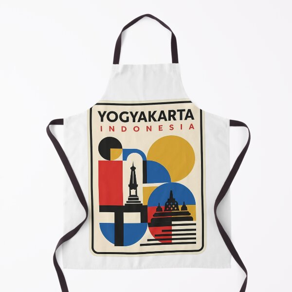 Item preview, Retro Yogyakarta Indonesia Geometric Travel Landmark Style designed and sold by k3rstman1.