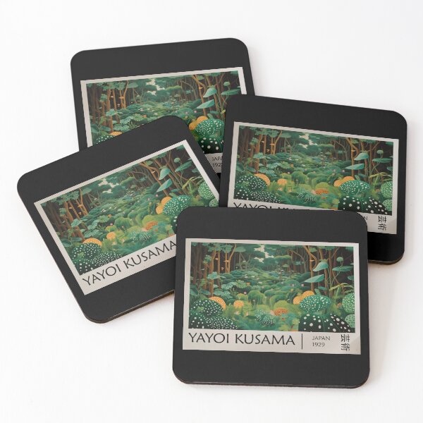 Item preview, Yayoi Kusama Botanical Wall Art, Japanese Natural Floral Poster, Green Plant Aesthetic Canvas designed and sold by HappyGrandmaUB.