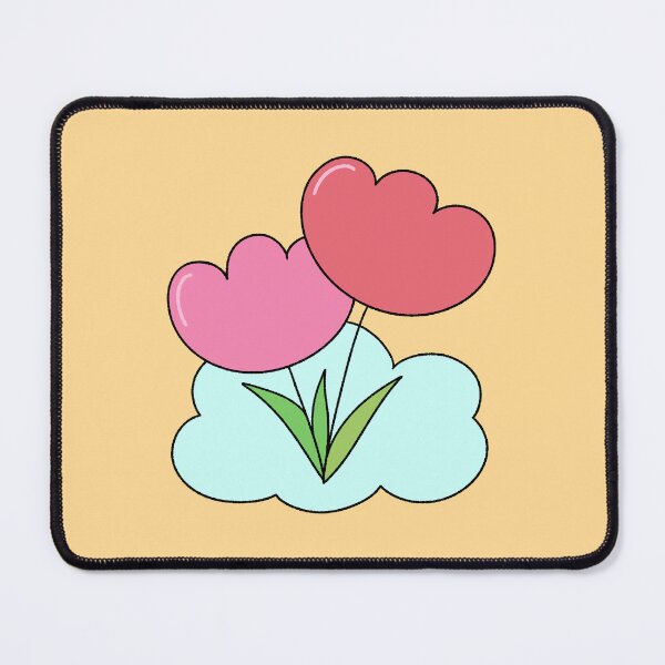 Item preview, Cute Pink and Red Tulips on Blue Cloud designed and sold by ubborn.