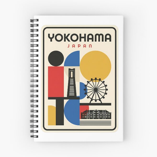 Item preview, Yokohama Japan Retro Geometric Cityscape designed and sold by k3rstman1.