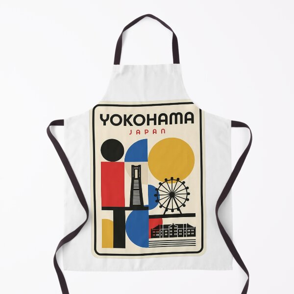 Item preview, Yokohama Japan Retro Geometric Cityscape designed and sold by k3rstman1.