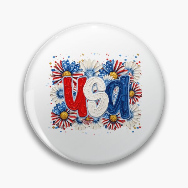 Item preview, USA Patriotic Daisy Flower designed and sold by kar buncles.