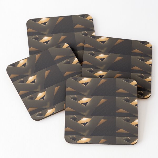 Item preview, Luxury Black Gold Geometric T-Shirt Design designed and sold by ServiceHub.