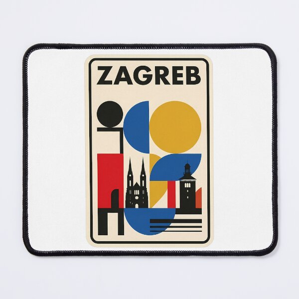 Item preview, Zagreb Croatia Mid Century Modern Travel Style designed and sold by k3rstman1.