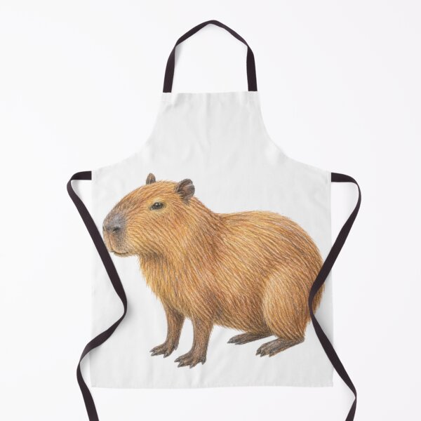 Item preview, Capybara pencil drawing designed and sold by JOANNASKAH.