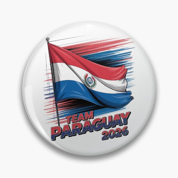 Item preview, Team Paraguay 2026 Soccer Fan T-Shirt V8 designed and sold by DBWStudios.
