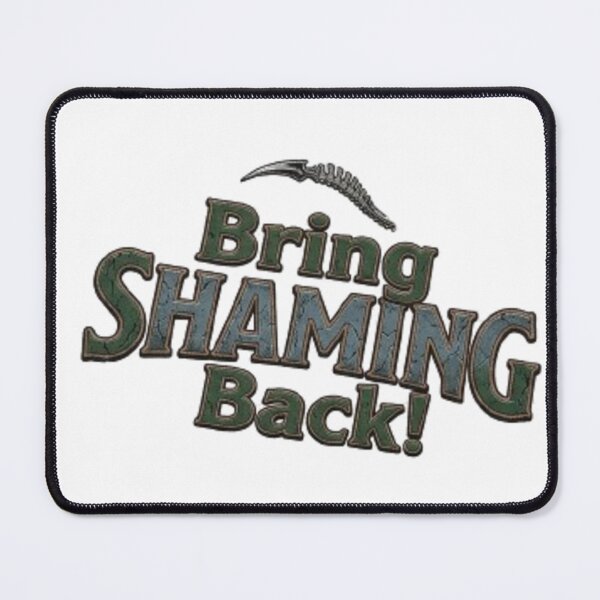 Item preview, Bring SHAMING Back! – Bold Vintage-Style Grunge Typography Design designed and sold by RaresS.