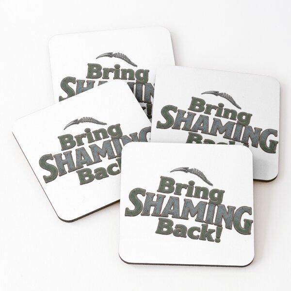 Item preview, Bring SHAMING Back! – Bold Vintage-Style Grunge Typography Design designed and sold by RaresS.