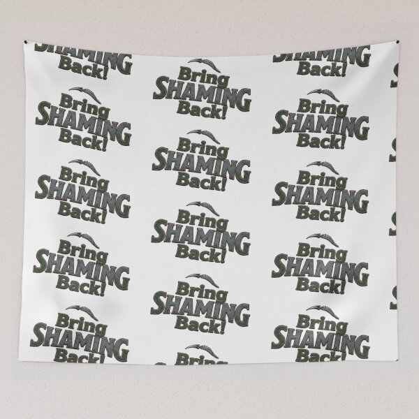 Item preview, Bring SHAMING Back! – Bold Vintage-Style Grunge Typography Design designed and sold by RaresS.