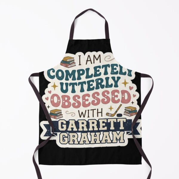 Item preview, I Am Completely Utterly Obsessed With Garrett Graham Bookish Quote Small Sticker designed and sold by  BreedCraft Studio.