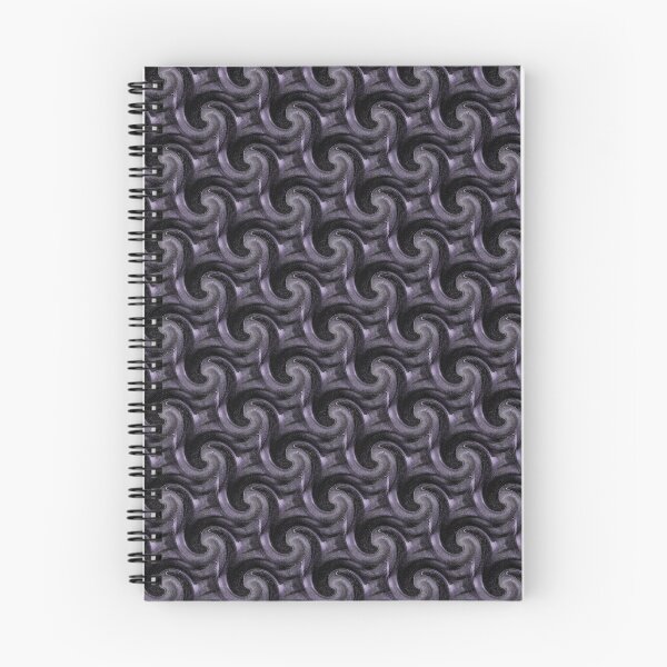 Item preview, Night Ocean Wave Spiral Pattern in Purple designed and sold by Artistestella.