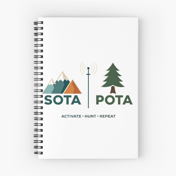 Item preview, SOTA POTA Logo designed and sold by Eva-Ste-Design.