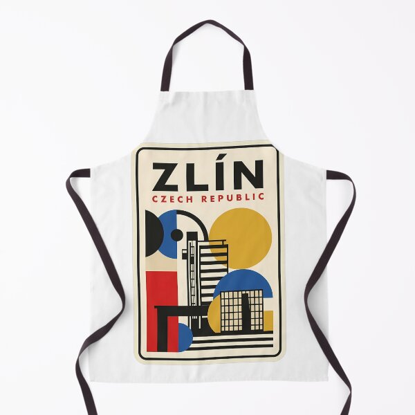 Item preview, Zlín Czech Republic Vintage Geometric Travel Poster designed and sold by k3rstman1.