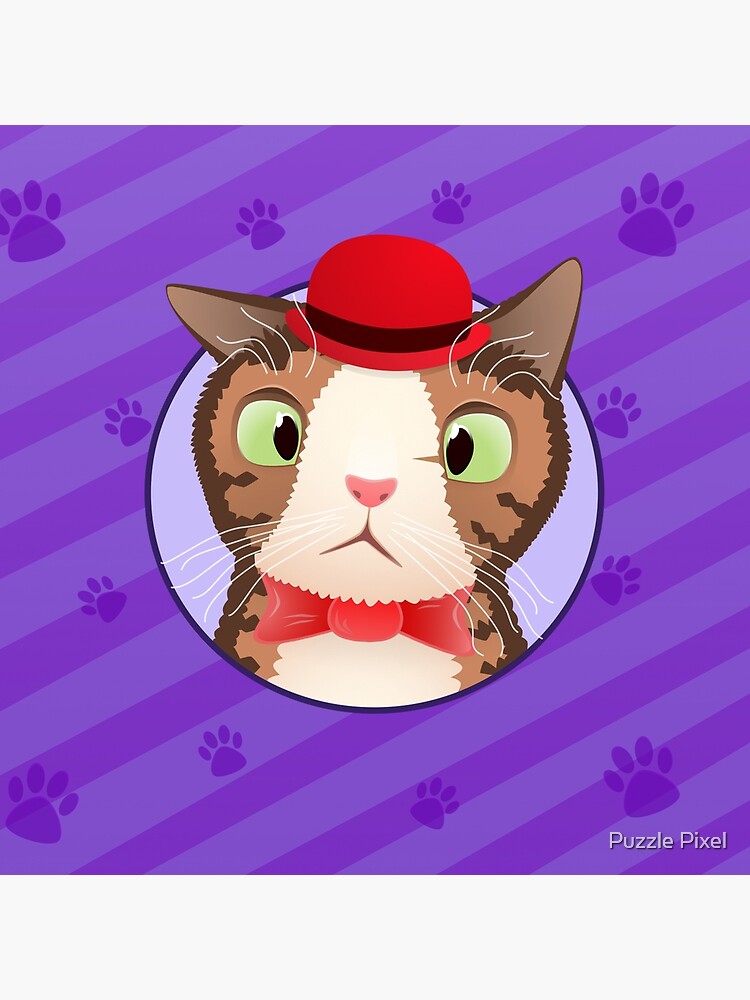 Thumbnail 4 of 4, Pillow, Monty Gotchy - London designed and sold by puzzlepixel.