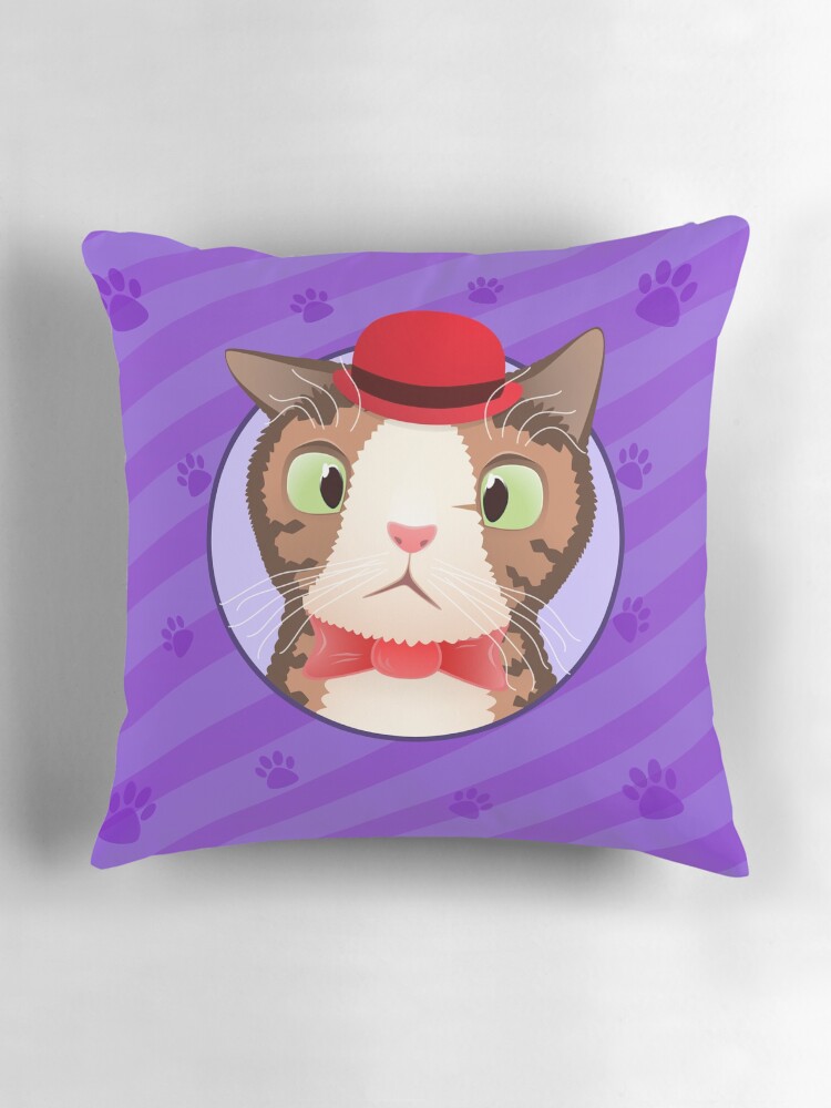Thumbnail 3 of 4, Pillow, Monty Gotchy - London designed and sold by puzzlepixel.