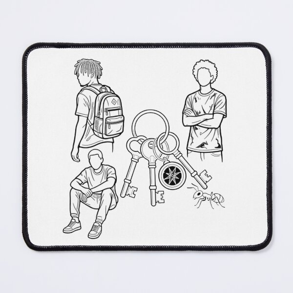 Item preview, Minimalist Line Art Streetwear and Vintage Keys designed and sold by MandalasLovers.