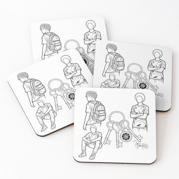 Item preview, Minimalist Line Art Streetwear and Vintage Keys designed and sold by MandalasLovers.