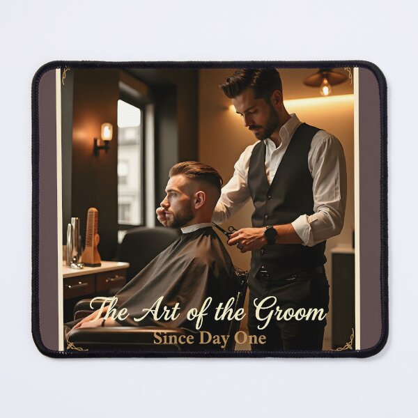 Item preview, Vintage Barbershop Hair Fade Close-Up: Collectible Grooming Postcard Graphic designed and sold by Creative-RE.