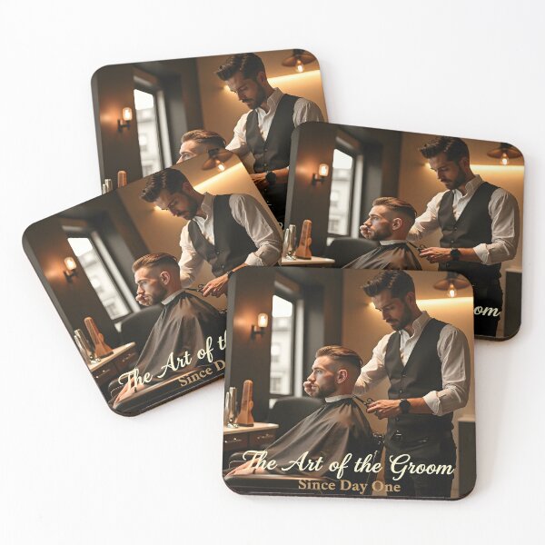 Item preview, Vintage Barbershop Hair Fade Close-Up: Collectible Grooming Postcard Graphic designed and sold by Creative-RE.