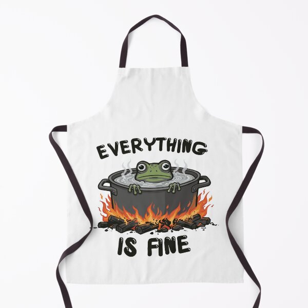 Item preview, Everything Is Fine Boiling Frog designed and sold by BHP Studio.