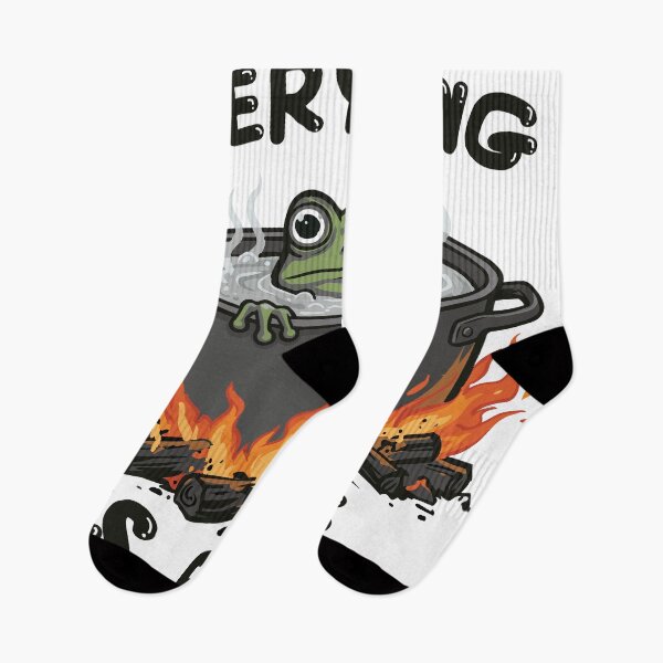 Item preview, Everything Is Fine Boiling Frog designed and sold by BHP Studio.
