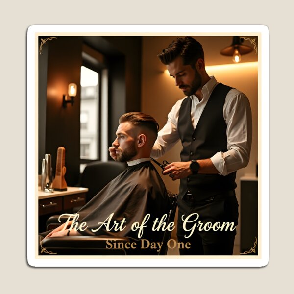 Item preview, Vintage Barbershop Hair Fade Close-Up: Collectible Grooming Postcard Graphic designed and sold by Creative-RE.