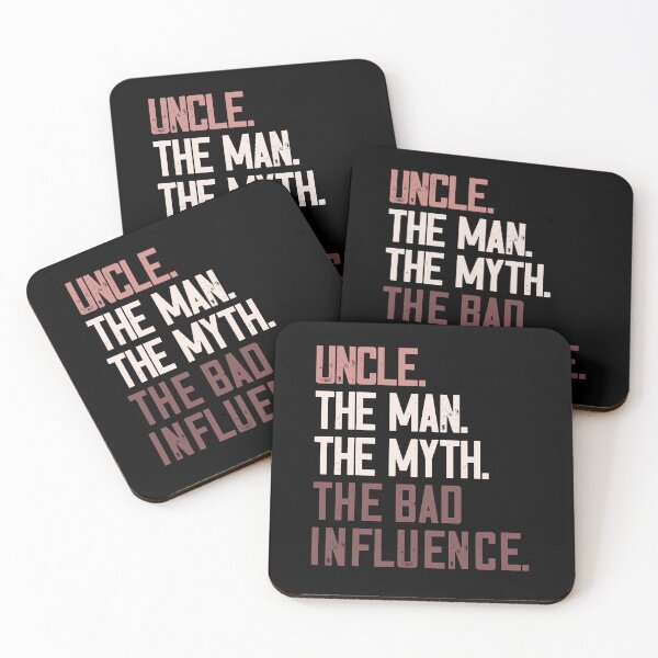Item preview, Uncle. The Man. The Myth. The Bad Influence. Funny Gift For Uncle designed and sold by RetroMini2026.