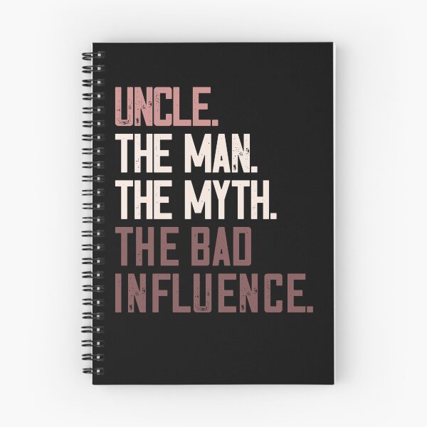 Item preview, Uncle. The Man. The Myth. The Bad Influence. Funny Gift For Uncle designed and sold by RetroMini2026.