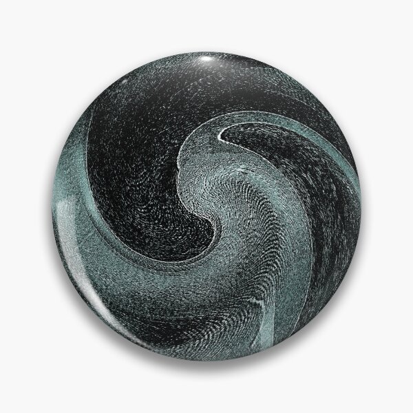 Item preview, Night Ocean Wave Spiral Pattern in Teal designed and sold by Artistestella.