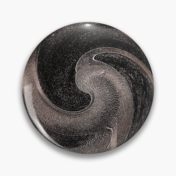 Item preview, Night Ocean Wave Spiral Pattern in Brown designed and sold by Artistestella.