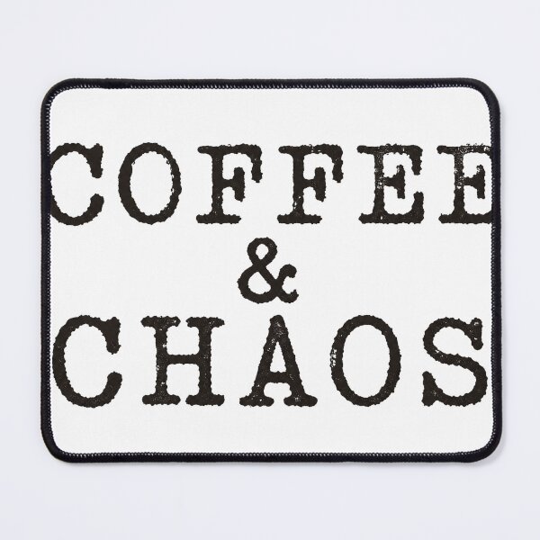 Item preview, COFFEE & CHAOS Typography | Busy Life Niche Design designed and sold by Ahmed Nedji.