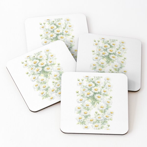 Item preview, Watercolor Daisy Floral Pattern designed and sold by ZippyVibes81.