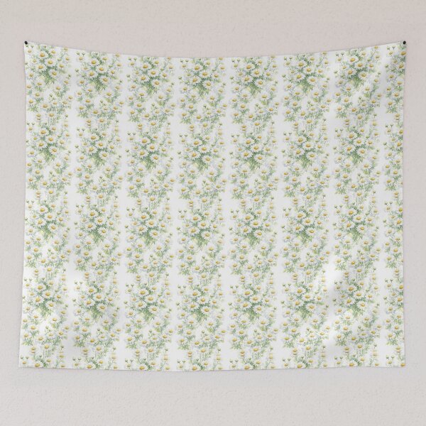 Item preview, Watercolor Daisy Floral Pattern designed and sold by ZippyVibes81.