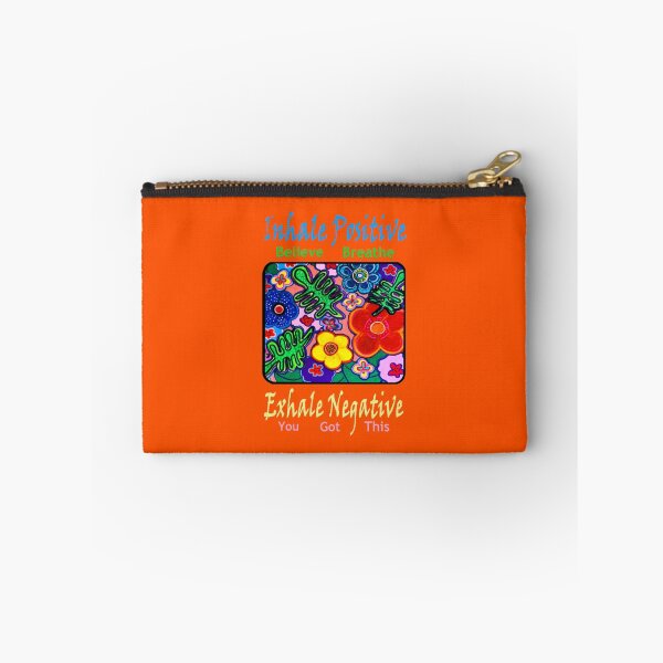 Item preview, Inhale Positive Exhale Negative Hand Painted Flowers designed and sold by kel72.