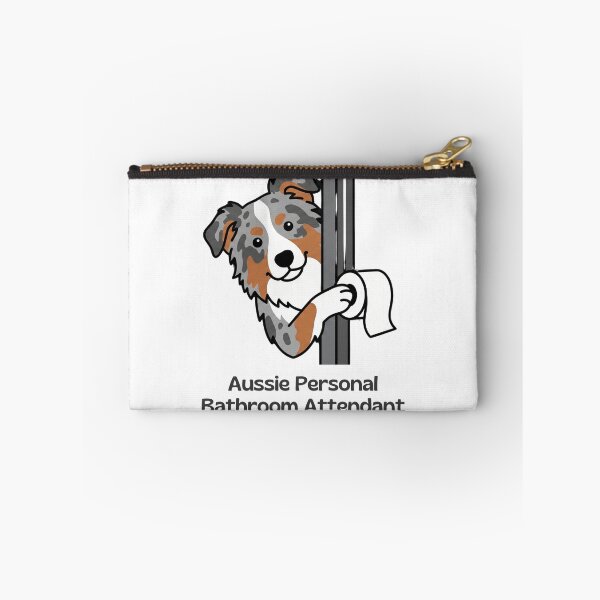 Item preview, Personal Bathroom Attendant Funny Australian Shepherd designed and sold by SW Shop.