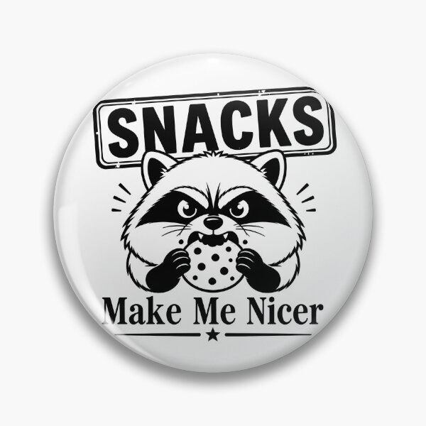 Item preview, Snacks Make Me Nicer Funny Raccoon Meme Snack Lover Humor T-Shirt designed and sold by ShopOnTheTopp.