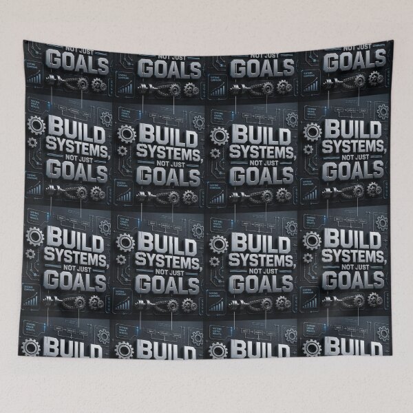 Item preview, Build Systems Not Just Goals – Motivational Entrepreneur Hustle Gift designed and sold by UrmiCreation.