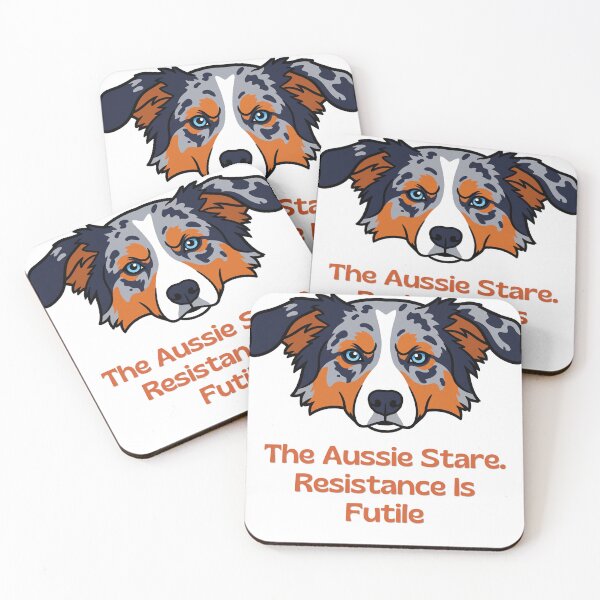 Item preview, The Aussie Stare Funny Australian Shepherd Dog Owner designed and sold by SW Shop.