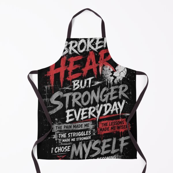 Item preview, Broken Heart, Stronger Self Every Day designed and sold by _Stickora_.